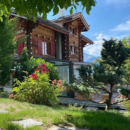 Bed and Breakfast La Demeure Des Elfes Albinen Exteriér fotografie