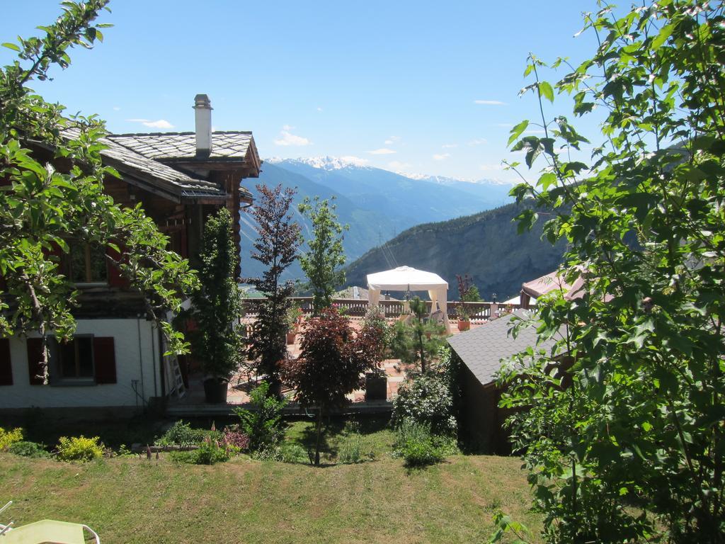 Bed and Breakfast La Demeure Des Elfes Albinen Exteriér fotografie