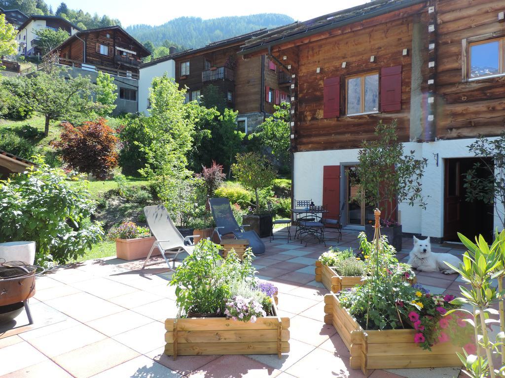 Bed and Breakfast La Demeure Des Elfes Albinen Exteriér fotografie