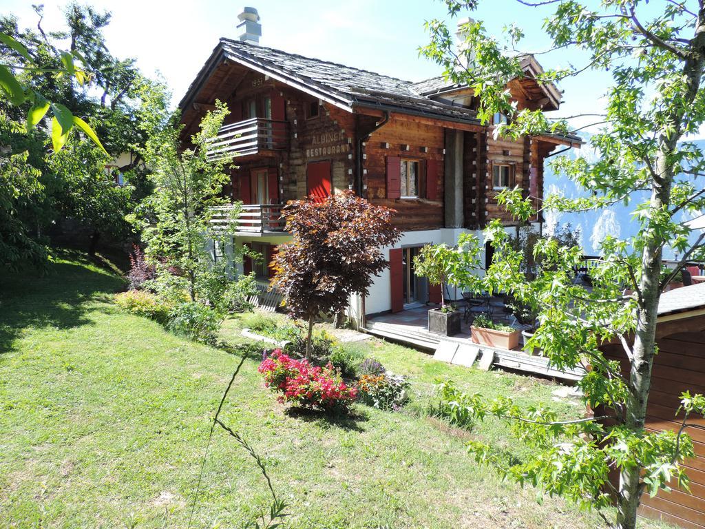 Bed and Breakfast La Demeure Des Elfes Albinen Exteriér fotografie