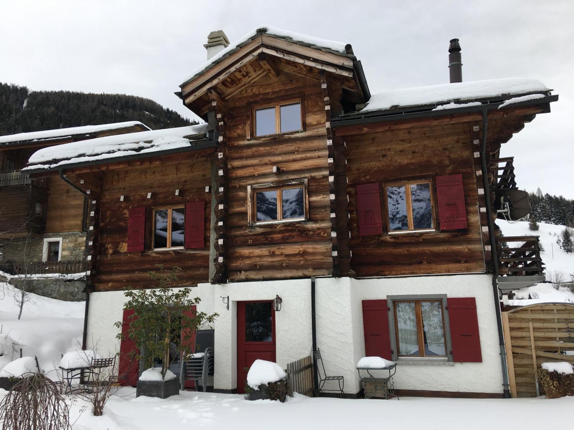 Bed and Breakfast La Demeure Des Elfes Albinen Exteriér fotografie